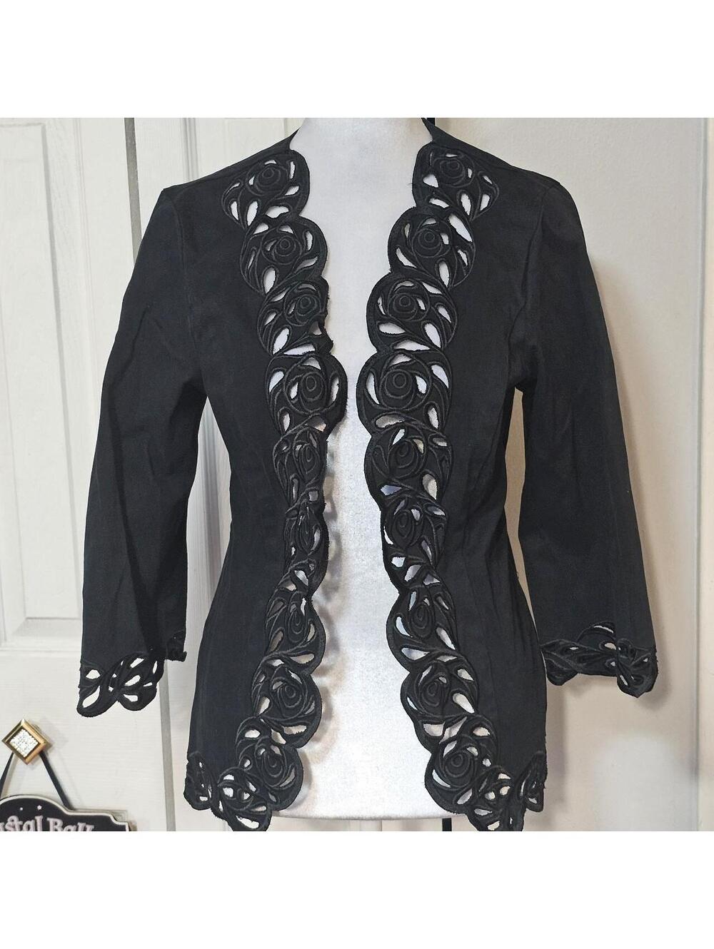 Women's Black Jacket - Picture 2 of 5